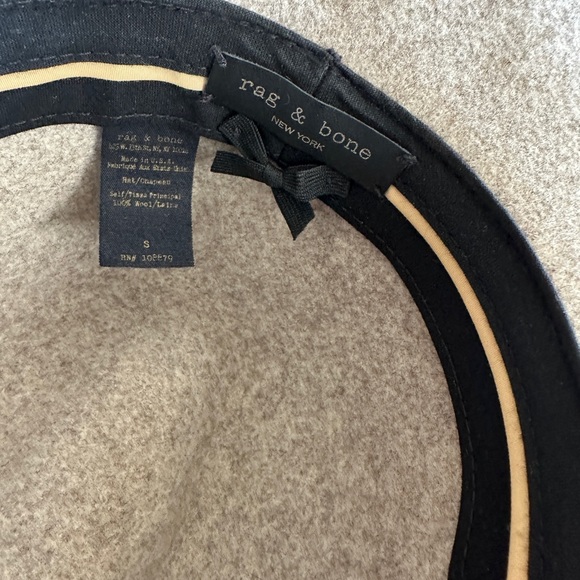 Rag & Bone Finley Packable Fedora Wool Hat display picture 3